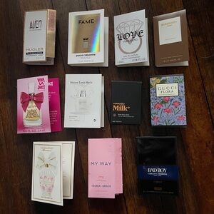 Perfume samples lot